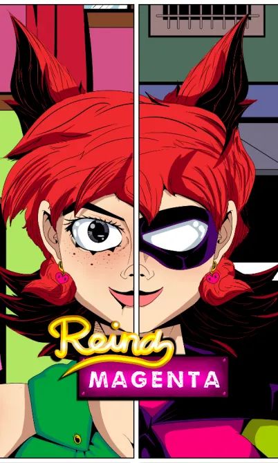 Cómic Reina Magenta por Blue Ponkus en Histo