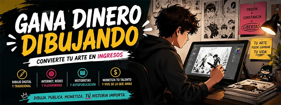 Cómo ganar dinero dibujando en internet y vivir de tus historietas
