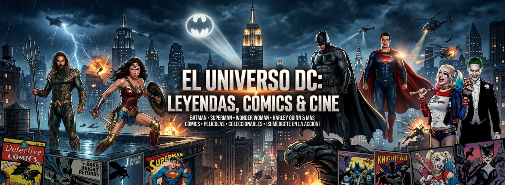 El universo DC sigue más vivo que nunca: cómics, coleccionables y leyendas que marcaron generaciones