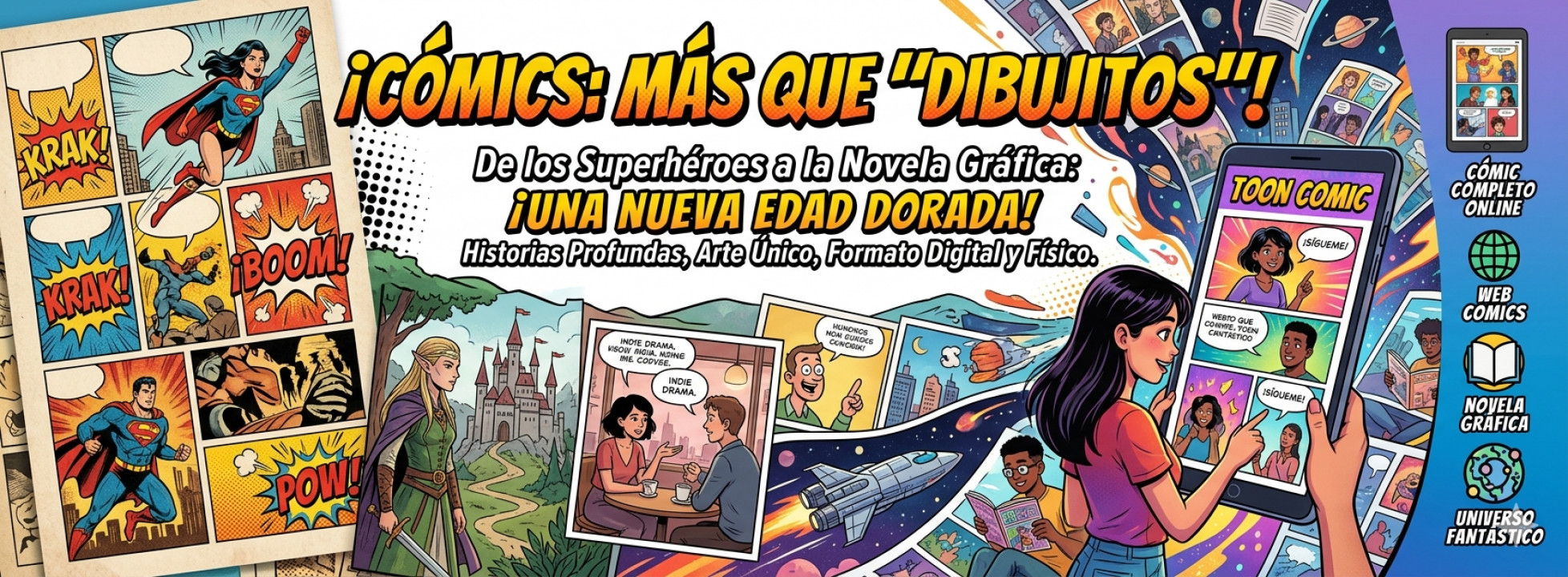El universo de los comics: por qué siguen conquistando lectores en todo el mundo